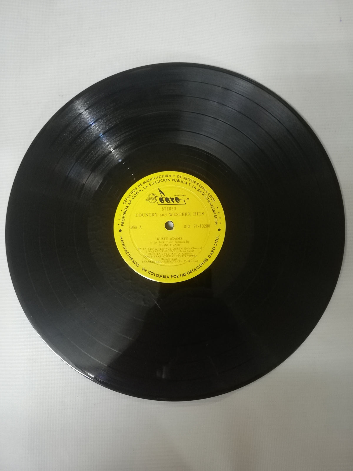 LP COUNTRY AND WESTERN HITS - AMERICA´S GREATEST SINGERS