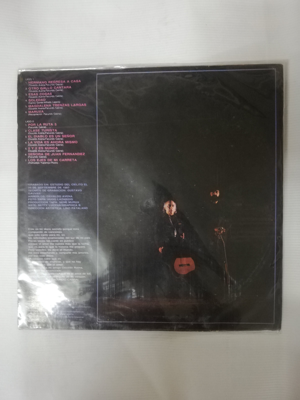 LP FACUNDO CABRAL CON OSVALDO AVENA - FACUNDO SECRETO