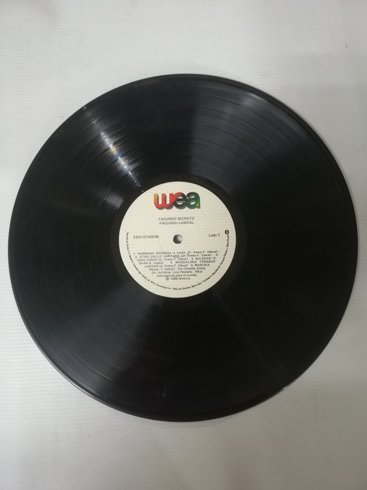 LP FACUNDO CABRAL CON OSVALDO AVENA - FACUNDO SECRETO