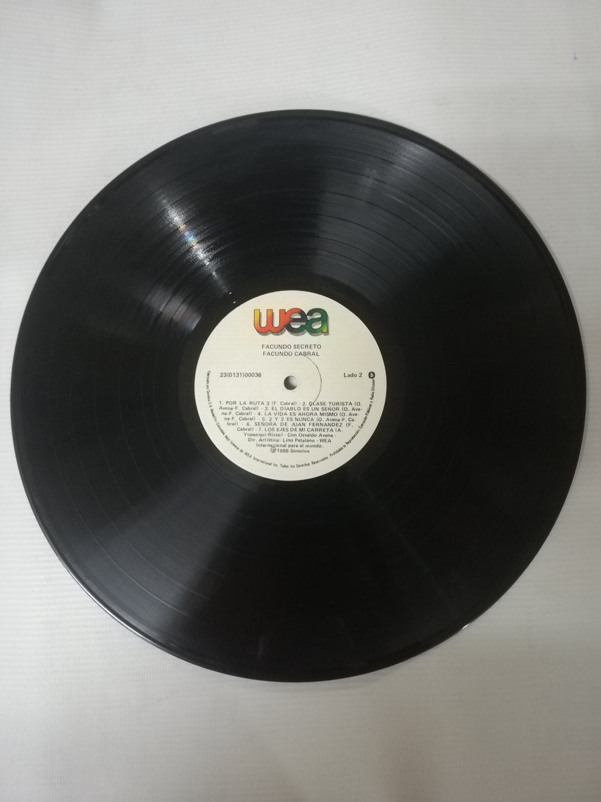 LP FACUNDO CABRAL CON OSVALDO AVENA - FACUNDO SECRETO
