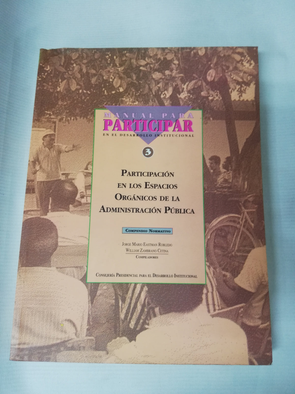 MANUAL PARA PARTICIPAR  EN EL DESARROLLO INSTITUCIONAL - JORGE MARIO EASTMAN ROBLEDO - WILLIAM ZAMBRANO CETINA