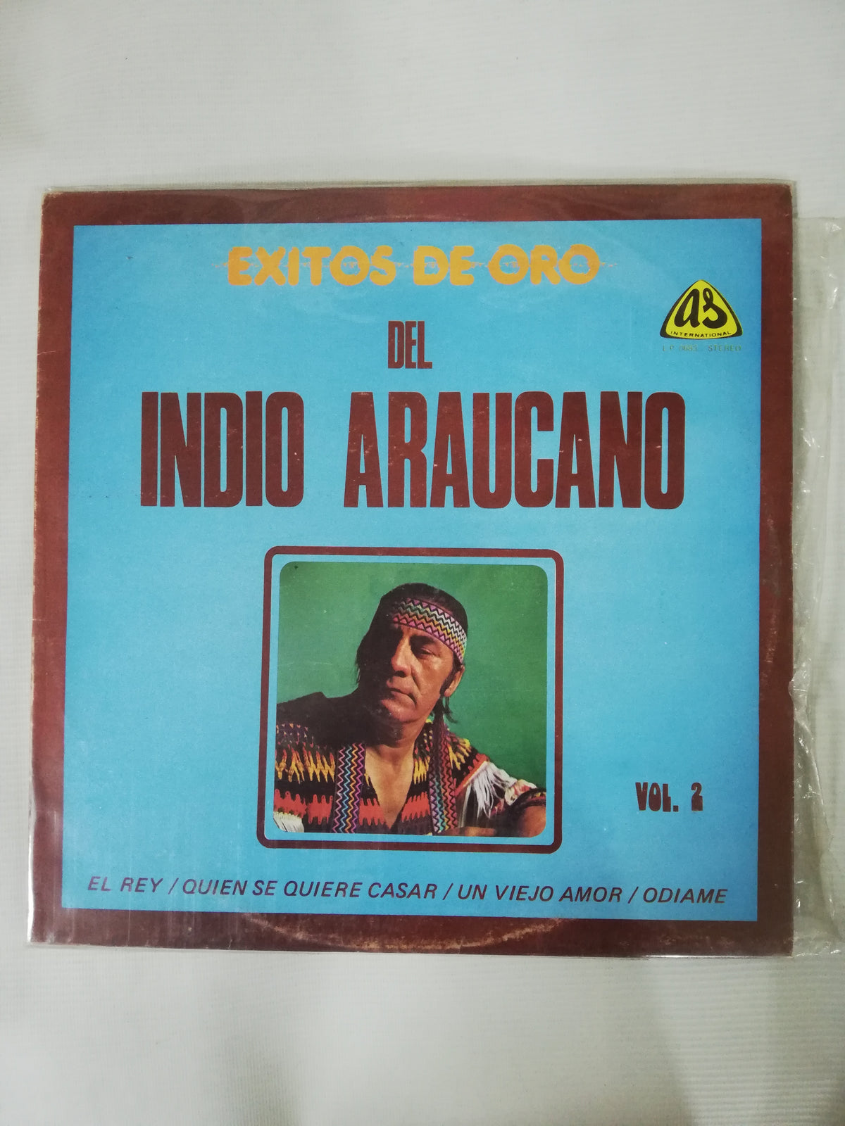 LP EL INDIO ARAUCANO - EXITOS DE ORO VOL. 2
