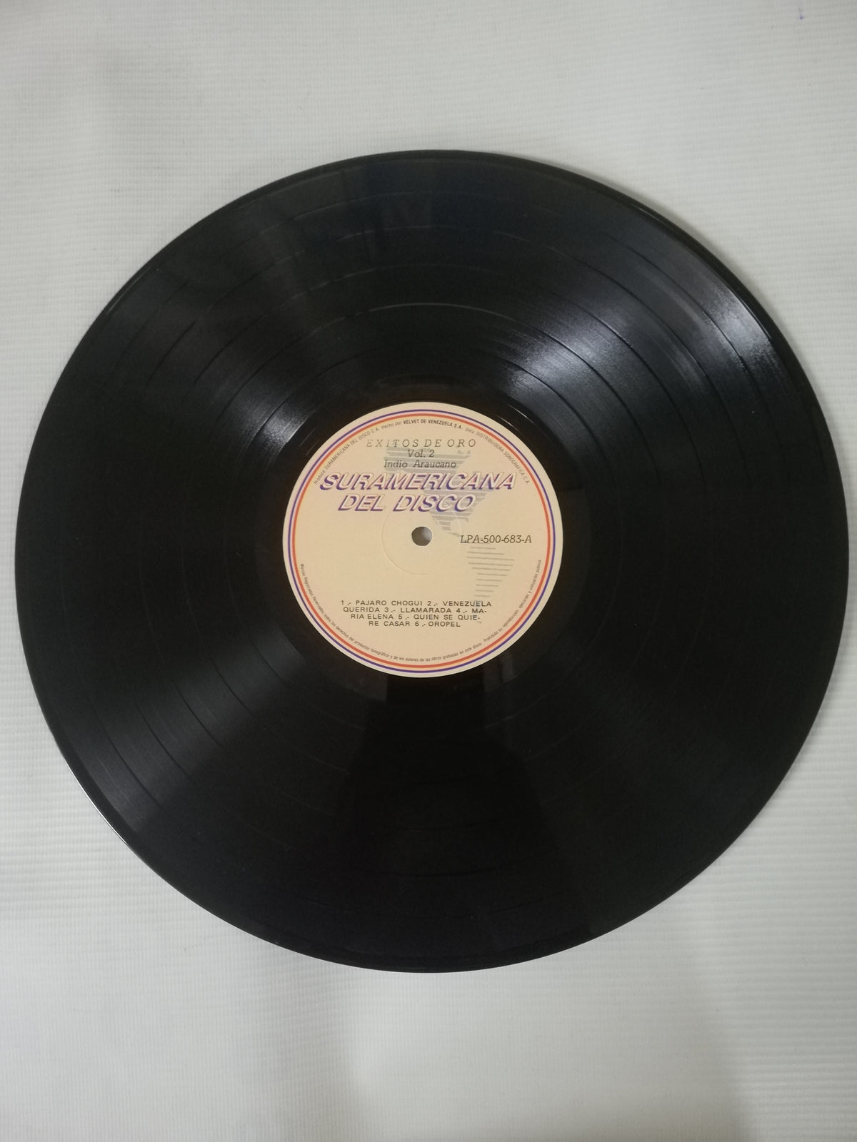 LP EL INDIO ARAUCANO - EXITOS DE ORO VOL. 2