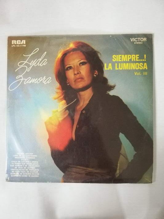 LP LYDA ZAMORA - SIEMPRE...LUMINOSA VOL. III