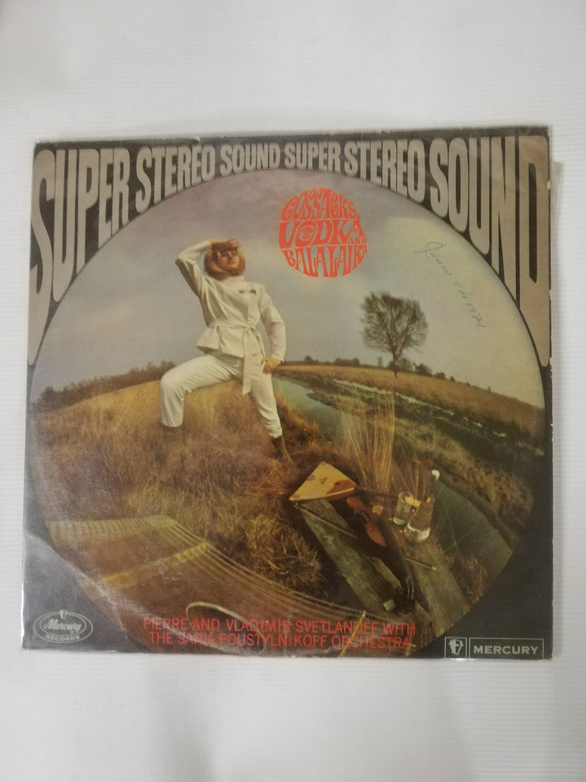 LP PIERRE AND VLADIMIR SVETLANOFF WITH THE SANIA POUSTYLNIKOFF ORCHESTRA - COSSACKS, VODKA AND BALALAIKA