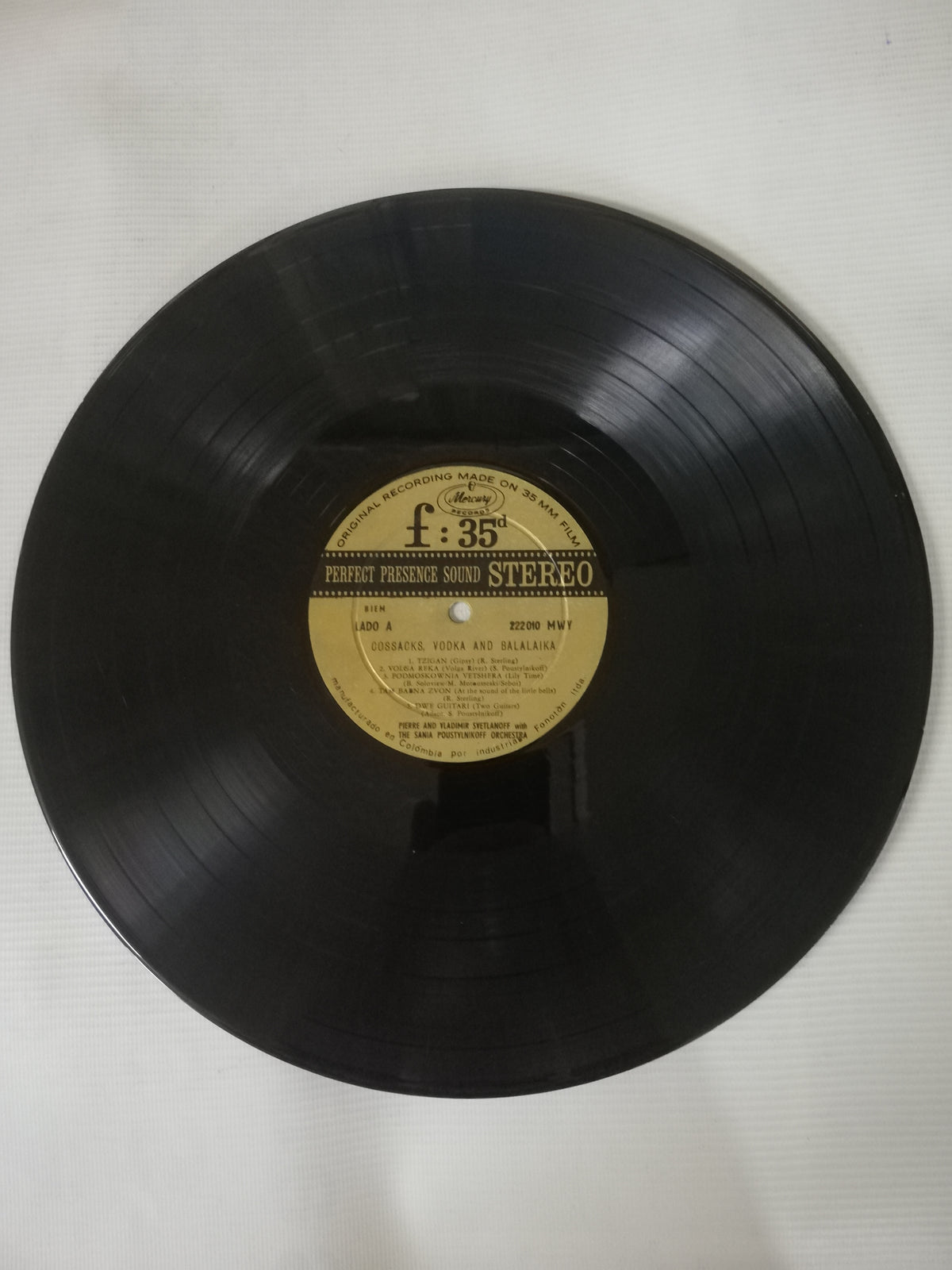 LP PIERRE AND VLADIMIR SVETLANOFF WITH THE SANIA POUSTYLNIKOFF ORCHESTRA - COSSACKS, VODKA AND BALALAIKA