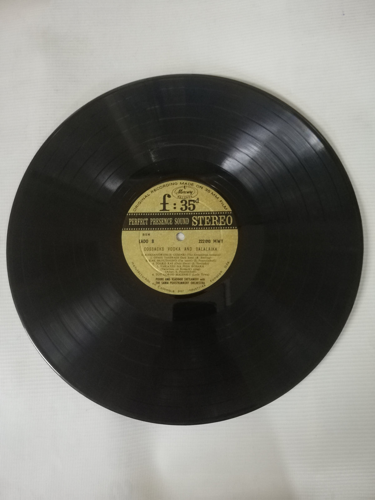 LP PIERRE AND VLADIMIR SVETLANOFF WITH THE SANIA POUSTYLNIKOFF ORCHESTRA - COSSACKS, VODKA AND BALALAIKA