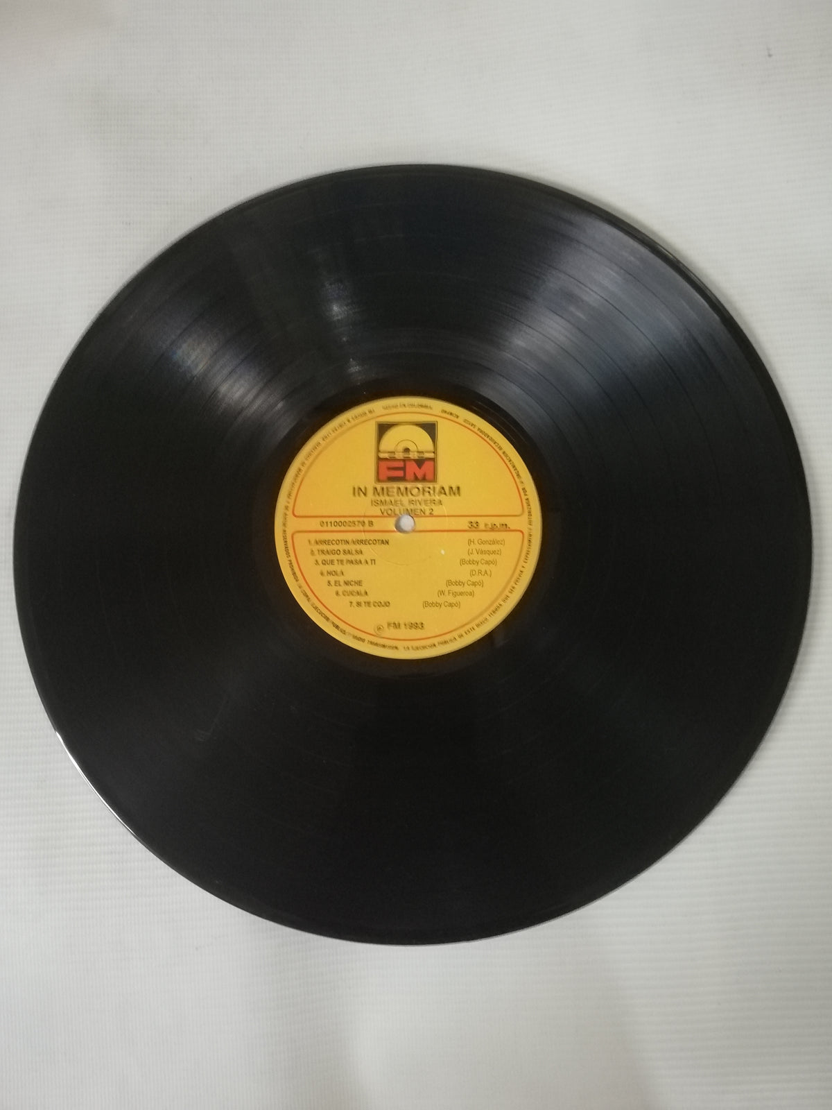 LP ISMAEL RIVERA - IN MEMORIAN VOL. 2