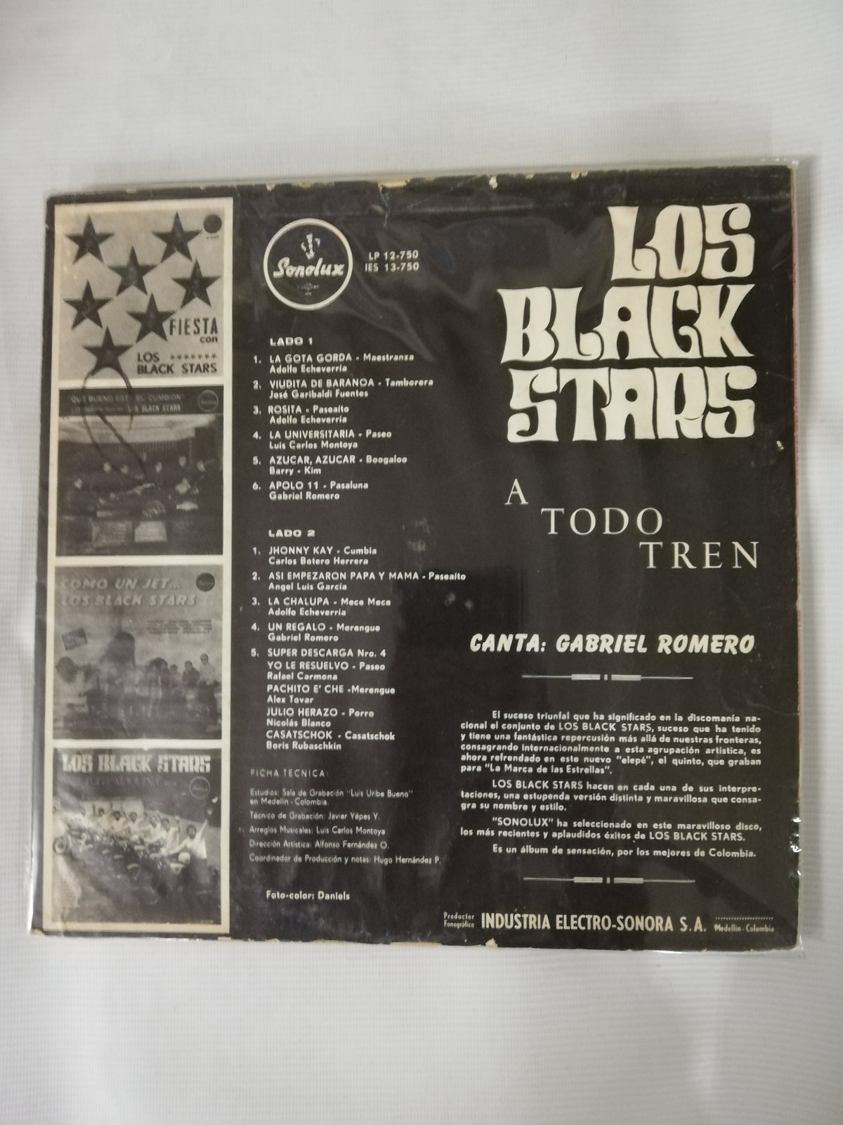 LP LOS BLACK STARS - A TODO TREN