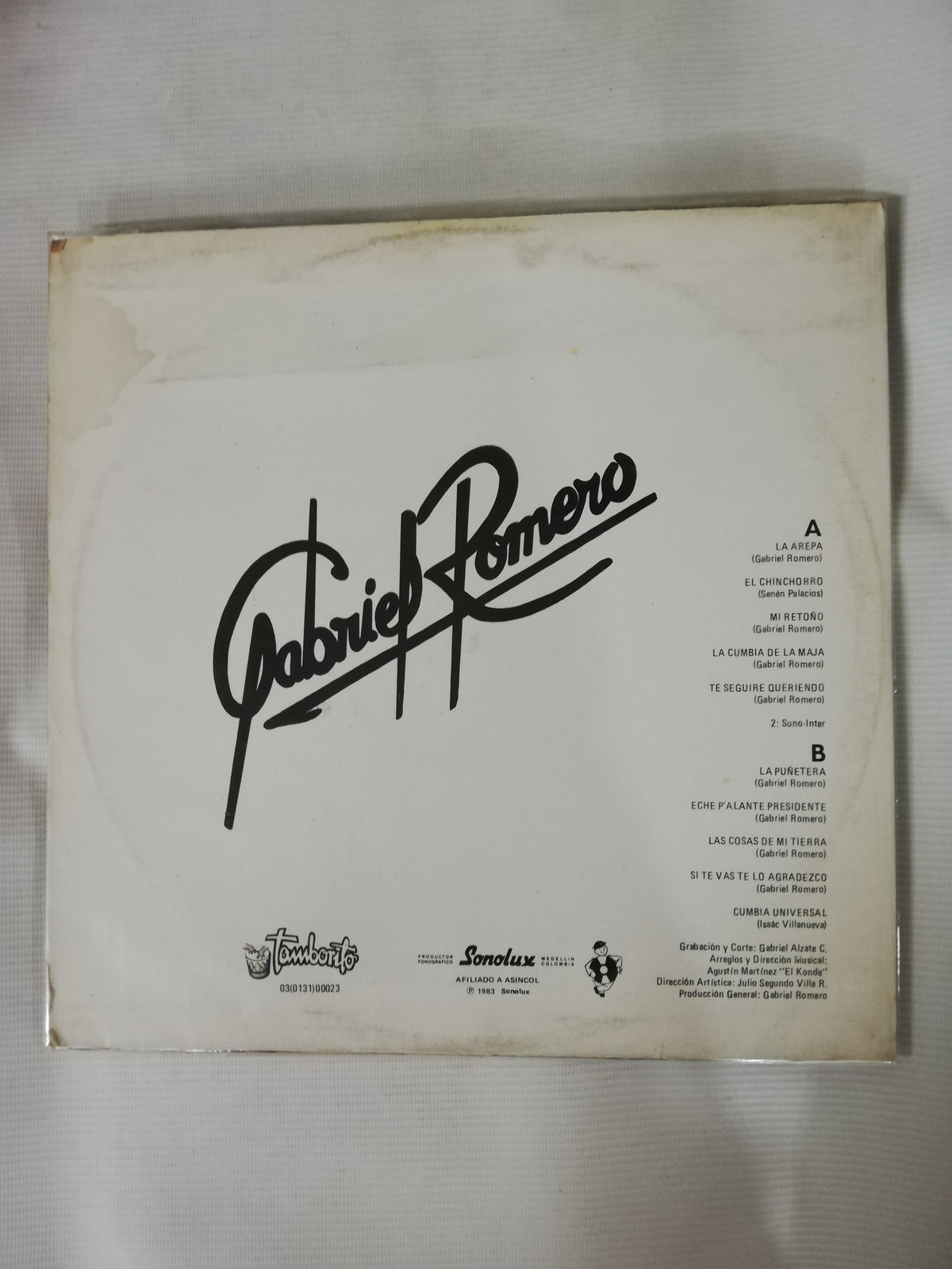 LP GABRIEL ROMERO - EL CUMBIAMBERO MAYOR