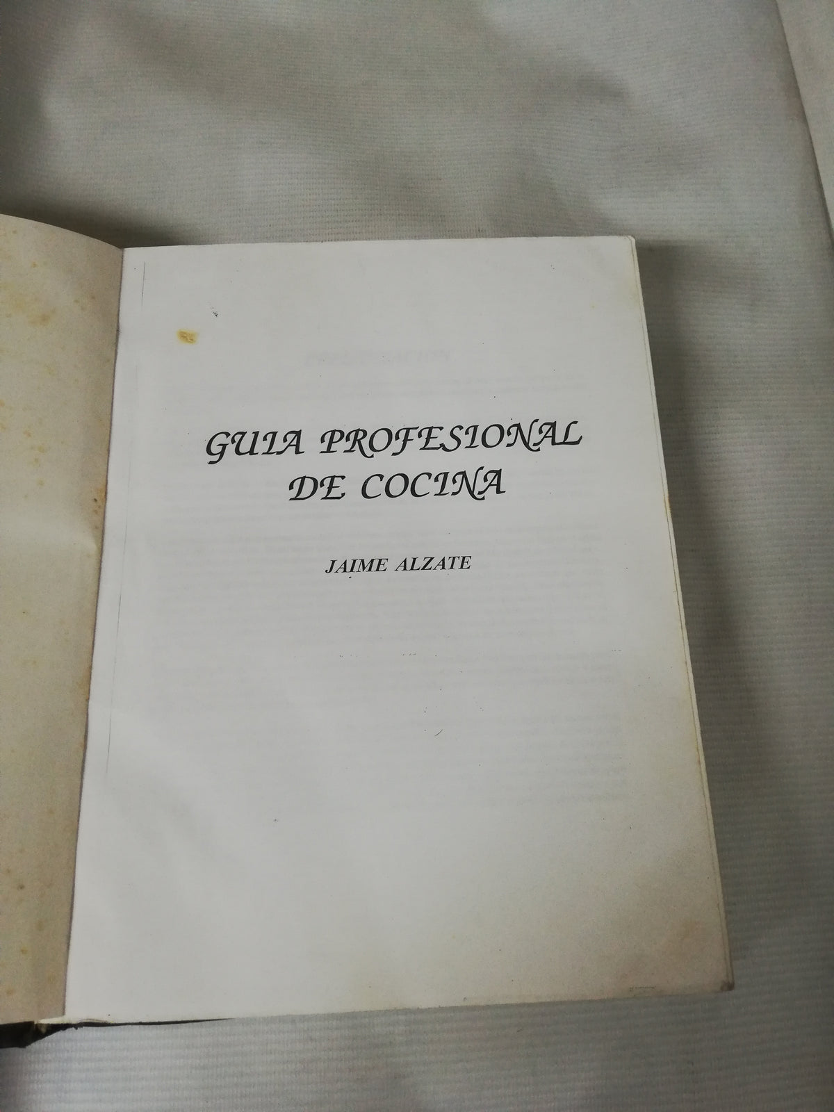 GUIA PROFESIONAL DE COCINA - JAIME ALZATE