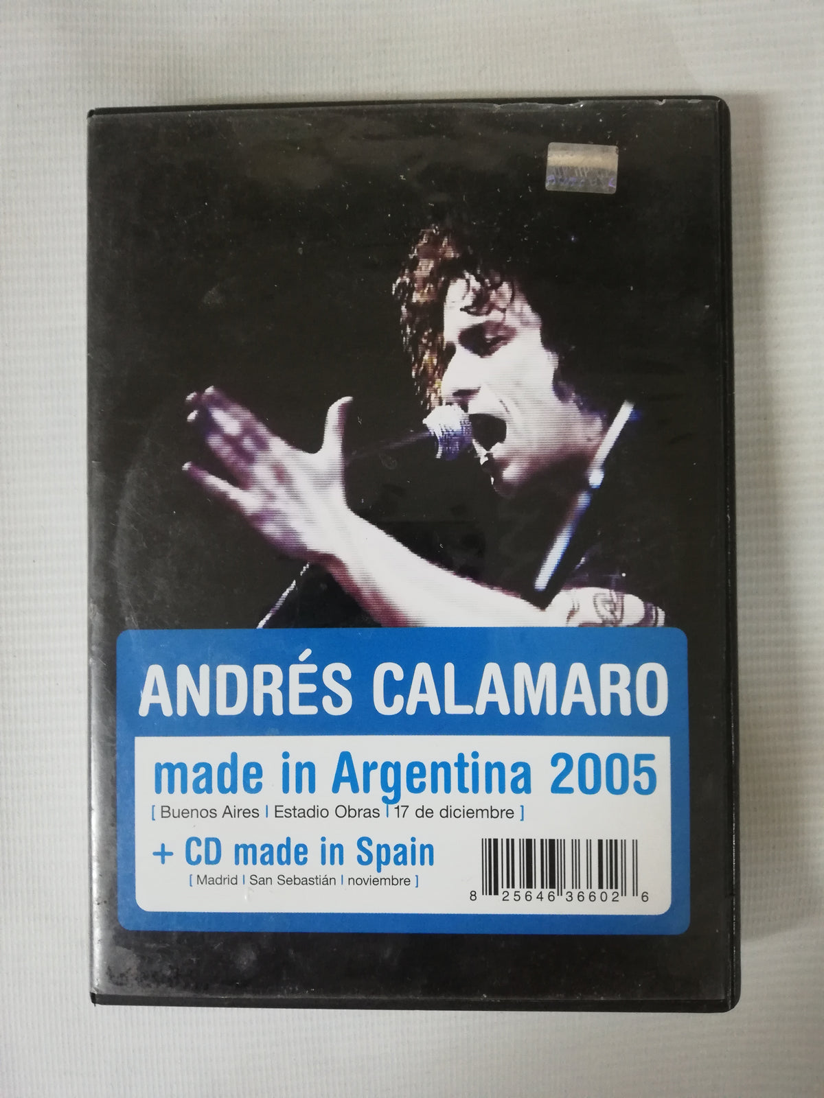 CD ANDRES CALAMARO - MADE IN ARGENTINA 2005 - CD + DVD
