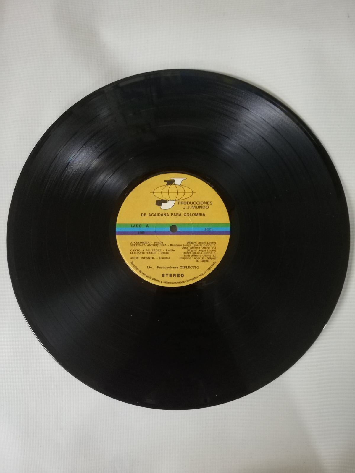 LP DUETO ACAIDANA - DE ACAIDANA PARA COLOMBIA