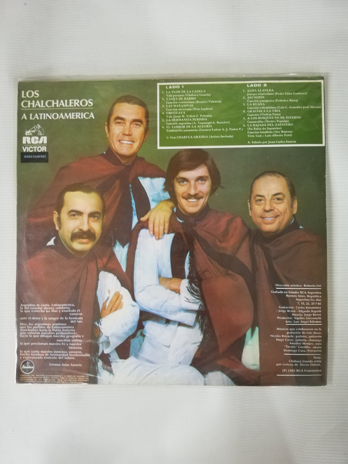 LP LOS CHALCHALEROS - A LATINOAMERICA
