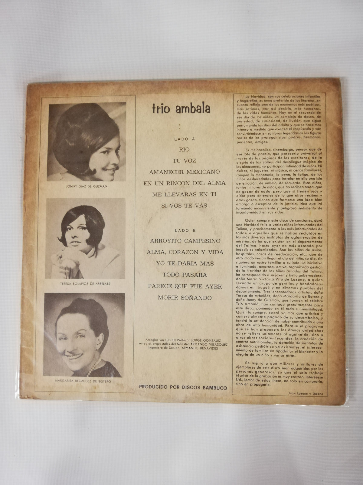 LP TRIO AMBALA - TRIO AMBALA