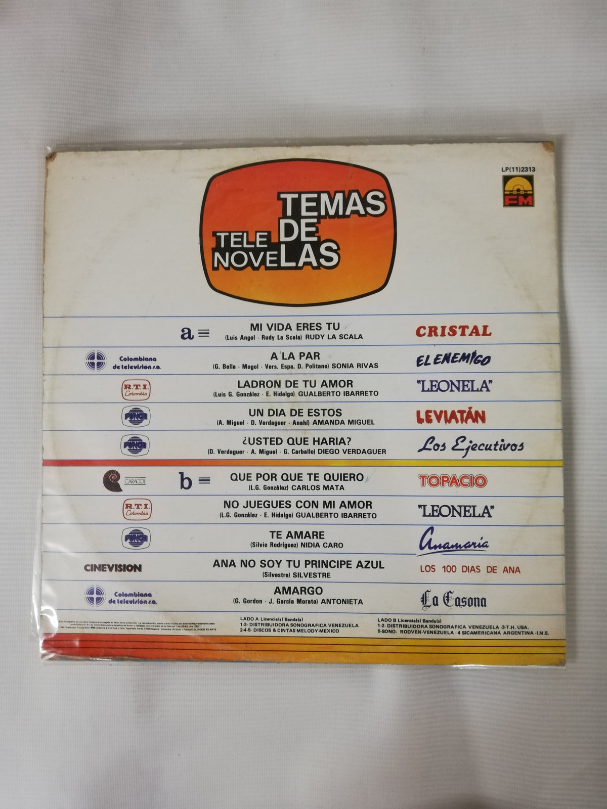 LP TEMAS DE TELENOVELAS