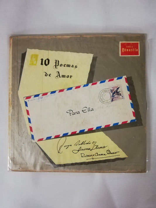 LP JORGE ROBLEDO ORTIZ CON RODRIGO CORREA Y JAIME LLANO GONZALEZ AL ORGANO - 10 POEMAS DE AMOR