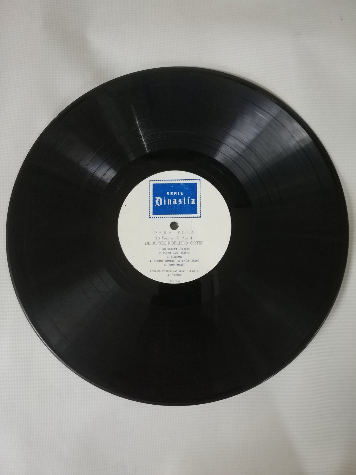 LP JORGE ROBLEDO ORTIZ CON RODRIGO CORREA Y JAIME LLANO GONZALEZ AL ORGANO - 10 POEMAS DE AMOR
