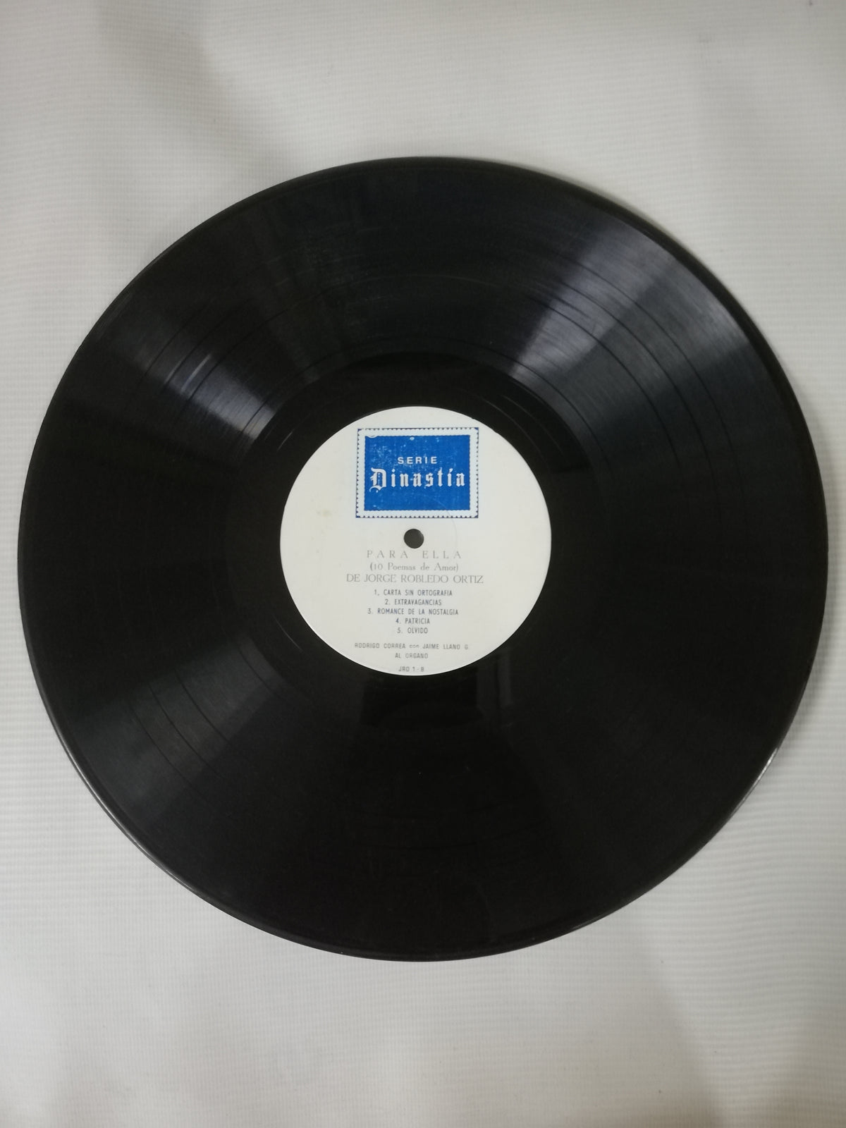 LP JORGE ROBLEDO ORTIZ CON RODRIGO CORREA Y JAIME LLANO GONZALEZ AL ORGANO - 10 POEMAS DE AMOR