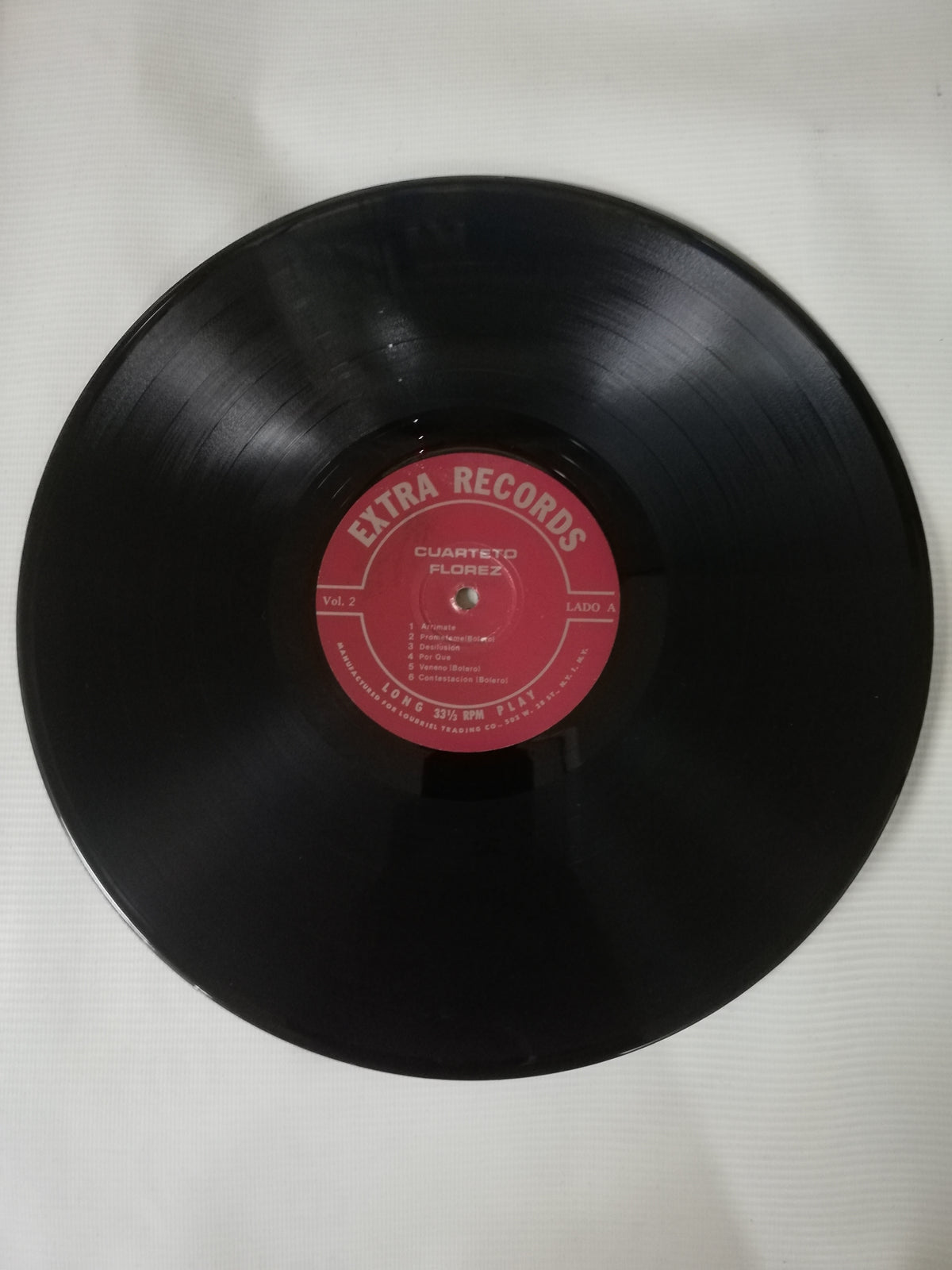 LP CUARTETO FLORES - RECORDANDO!