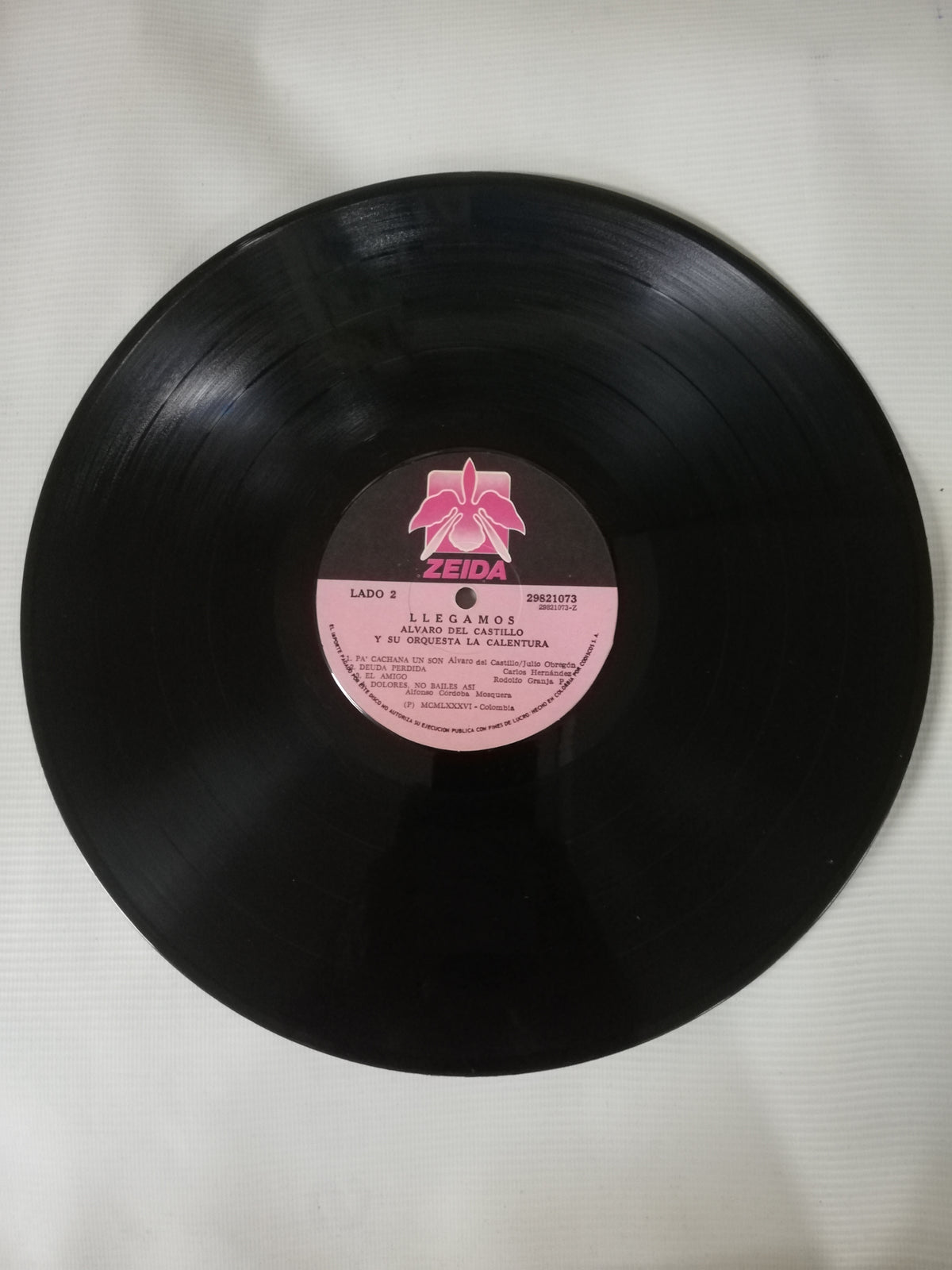 LP ALVARO DEL CASTILLO Y SU ORQUESTA CALENTURA - LLEGAMOS!