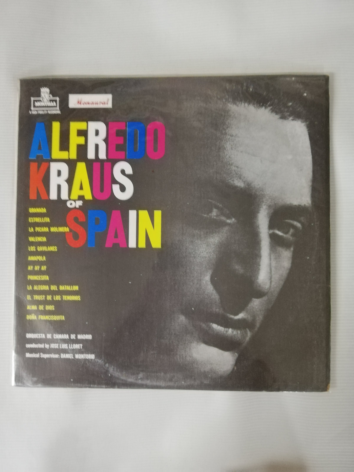 LP ALFREDO KRAUS - ALFREDO KRAUS OF SPAIN