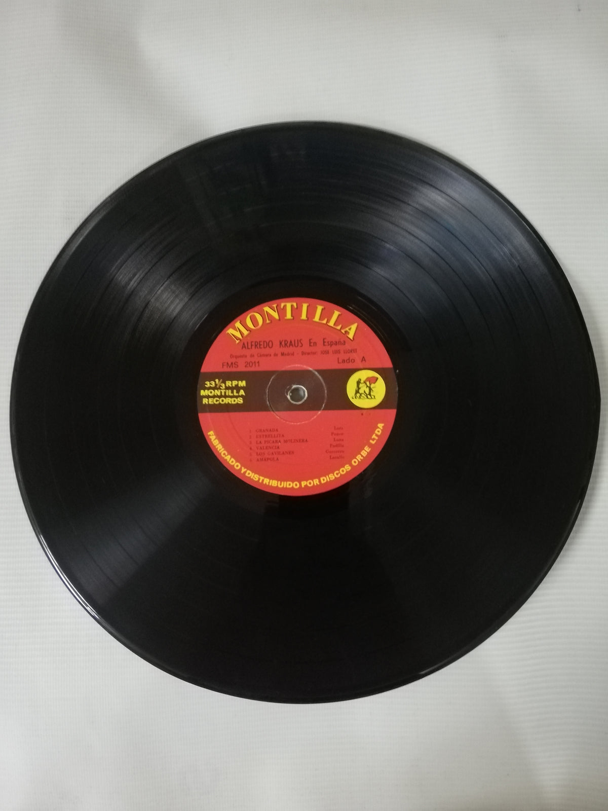 LP ALFREDO KRAUS - ALFREDO KRAUS OF SPAIN