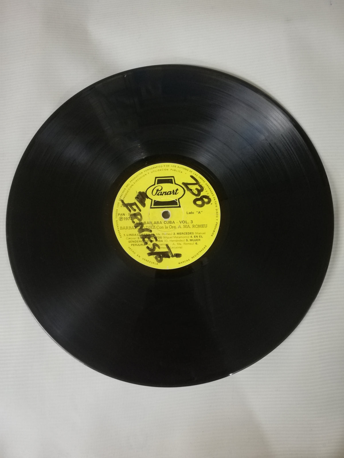LP ORQUESTA ANTONIO MARIA ROMEU - ASI BAILABA CUBA VOL. 3