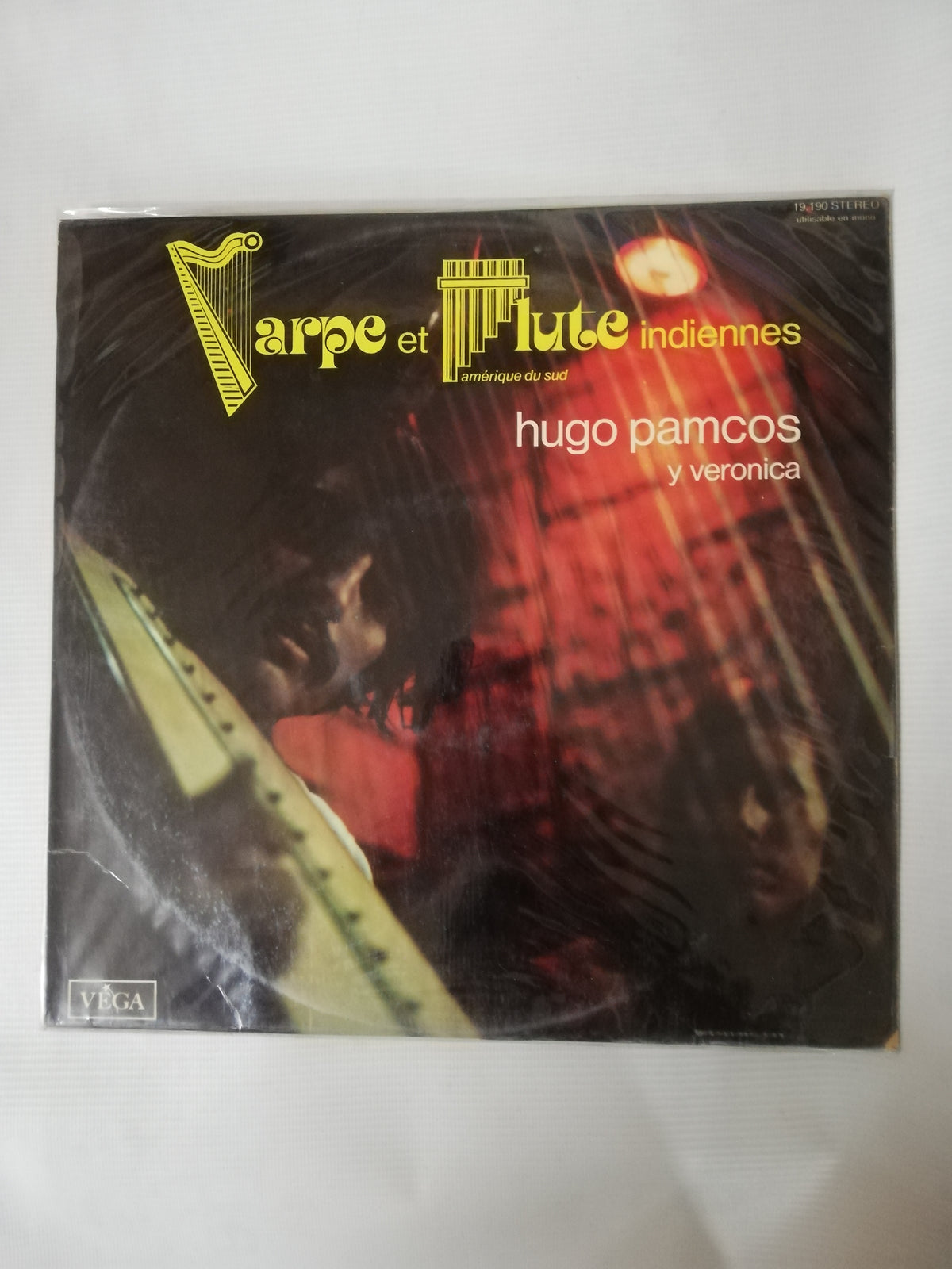 LP HUGO PAMCOS Y VERONICA - HARPE ET FLUTE INDIENNES
