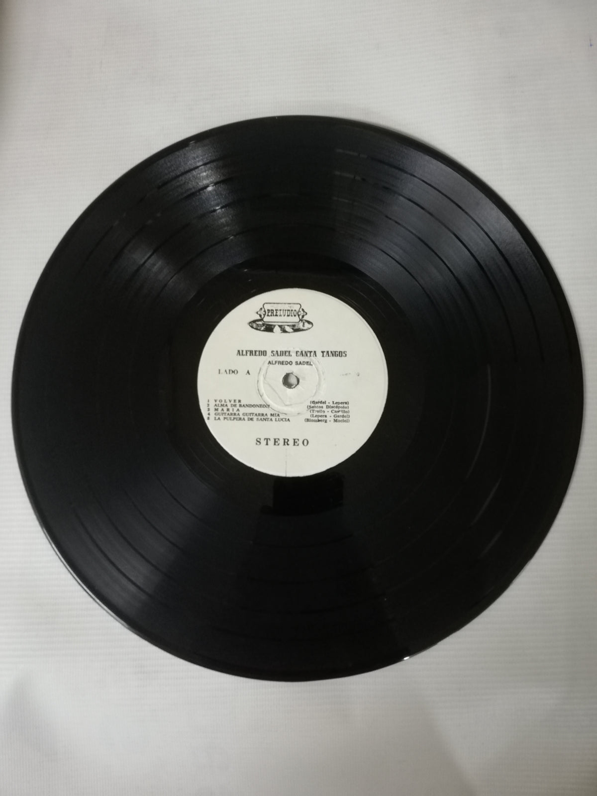 LP ALFREDO SADEL - ALFREDO SADEL CANTA TANGOS
