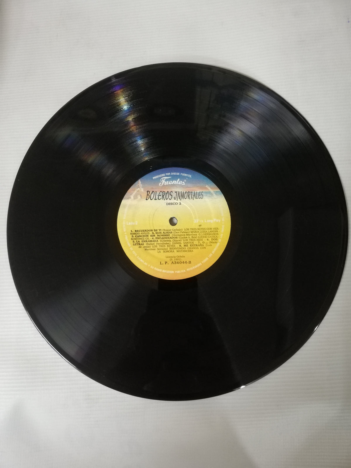 LP BOLEROS INMORTALES - VARIOS INTÉRPRETES - VINYL X 3