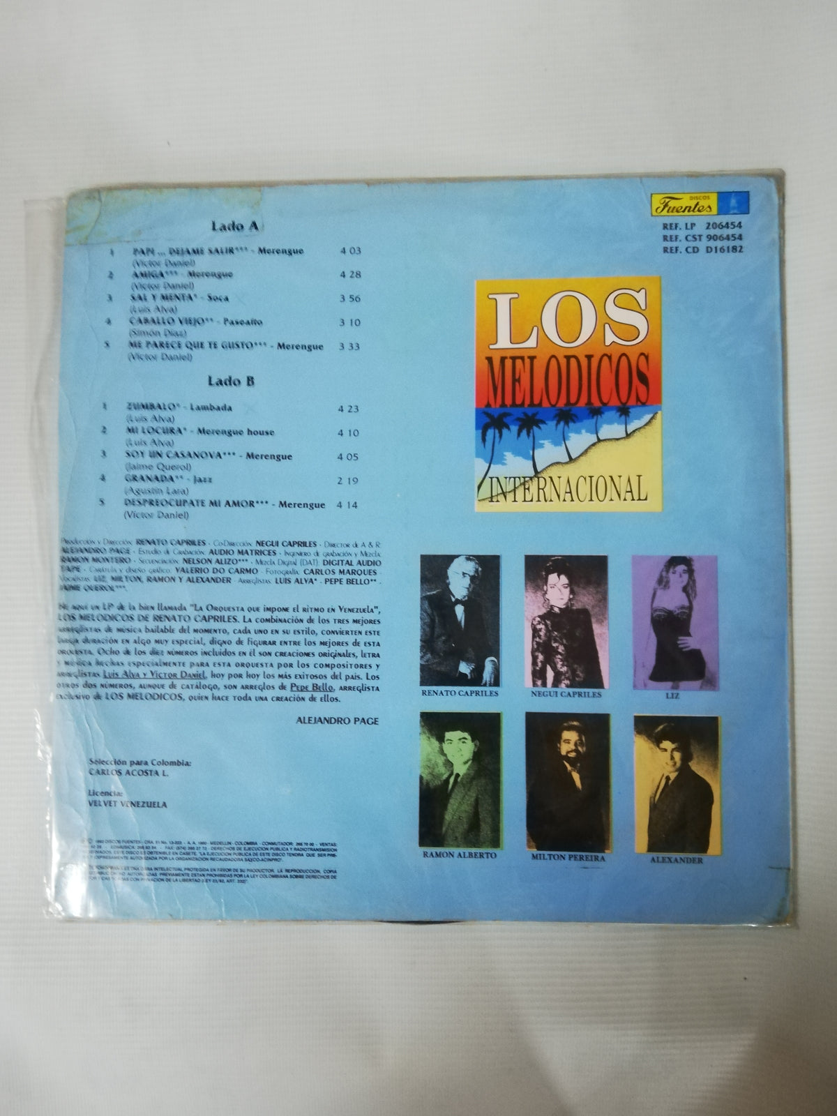 LP LOS MELODICOS - INTERNACIONAL