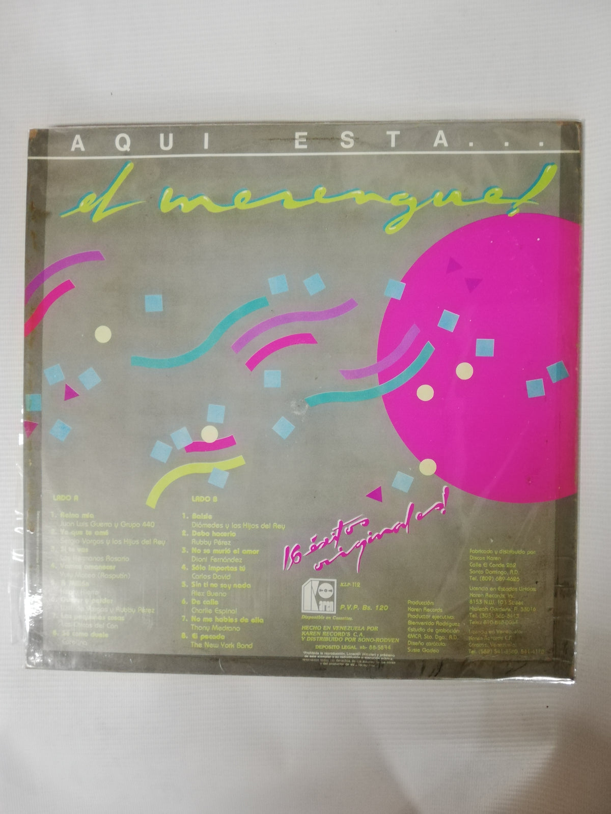 LP AQUI ESTA...EL MERENGUE - VARIOS INTÉRPRETES