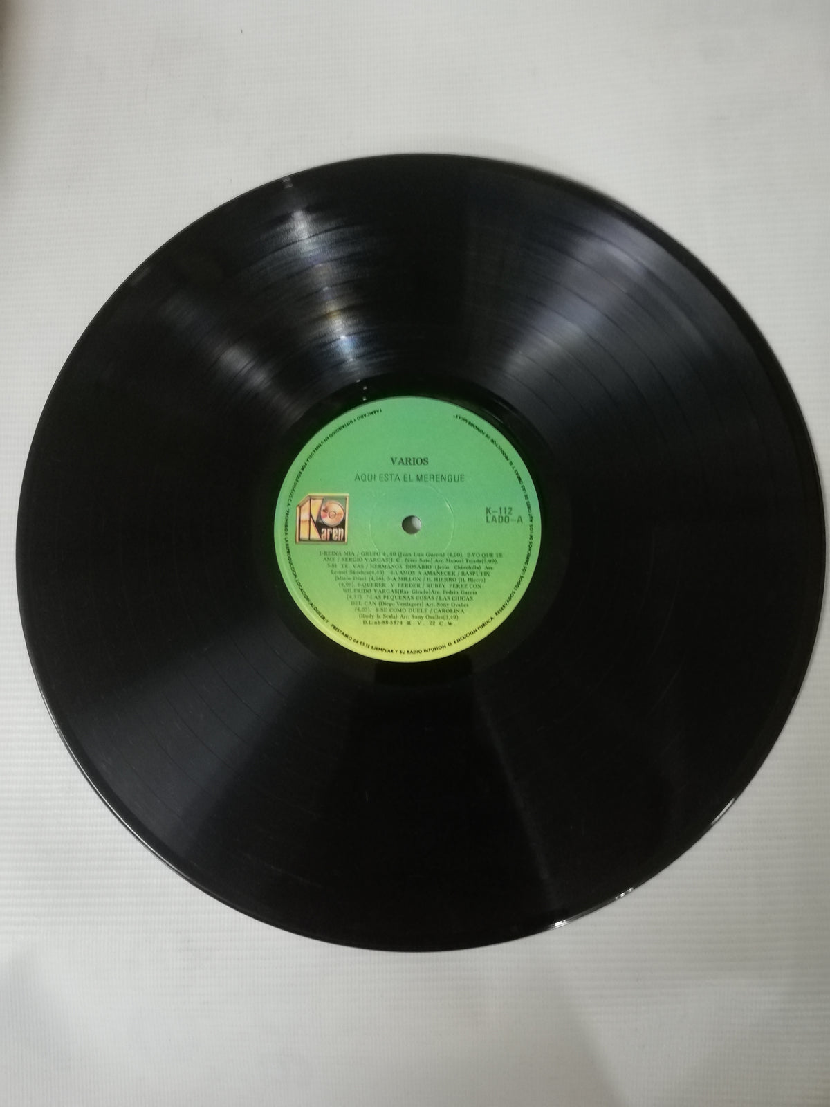 LP AQUI ESTA...EL MERENGUE - VARIOS INTÉRPRETES
