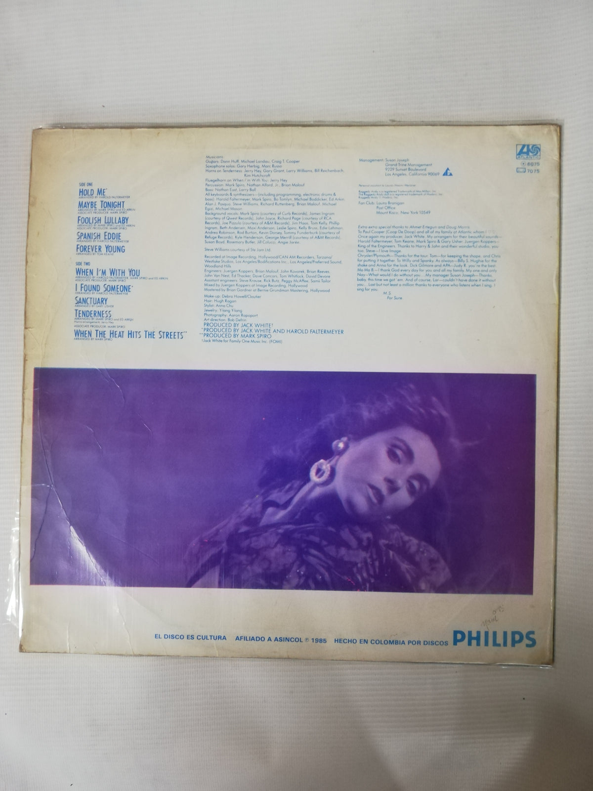 LP LAURA BRANIGAN - HOLD ME