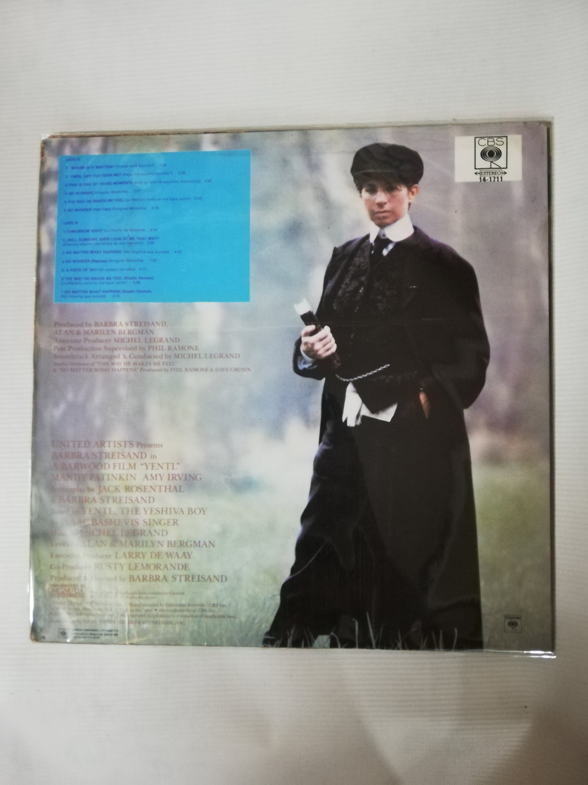 LP BARBRA STREISAND - YENTL - ORIGINAL MOTION PICTURE SOUNDTRACK