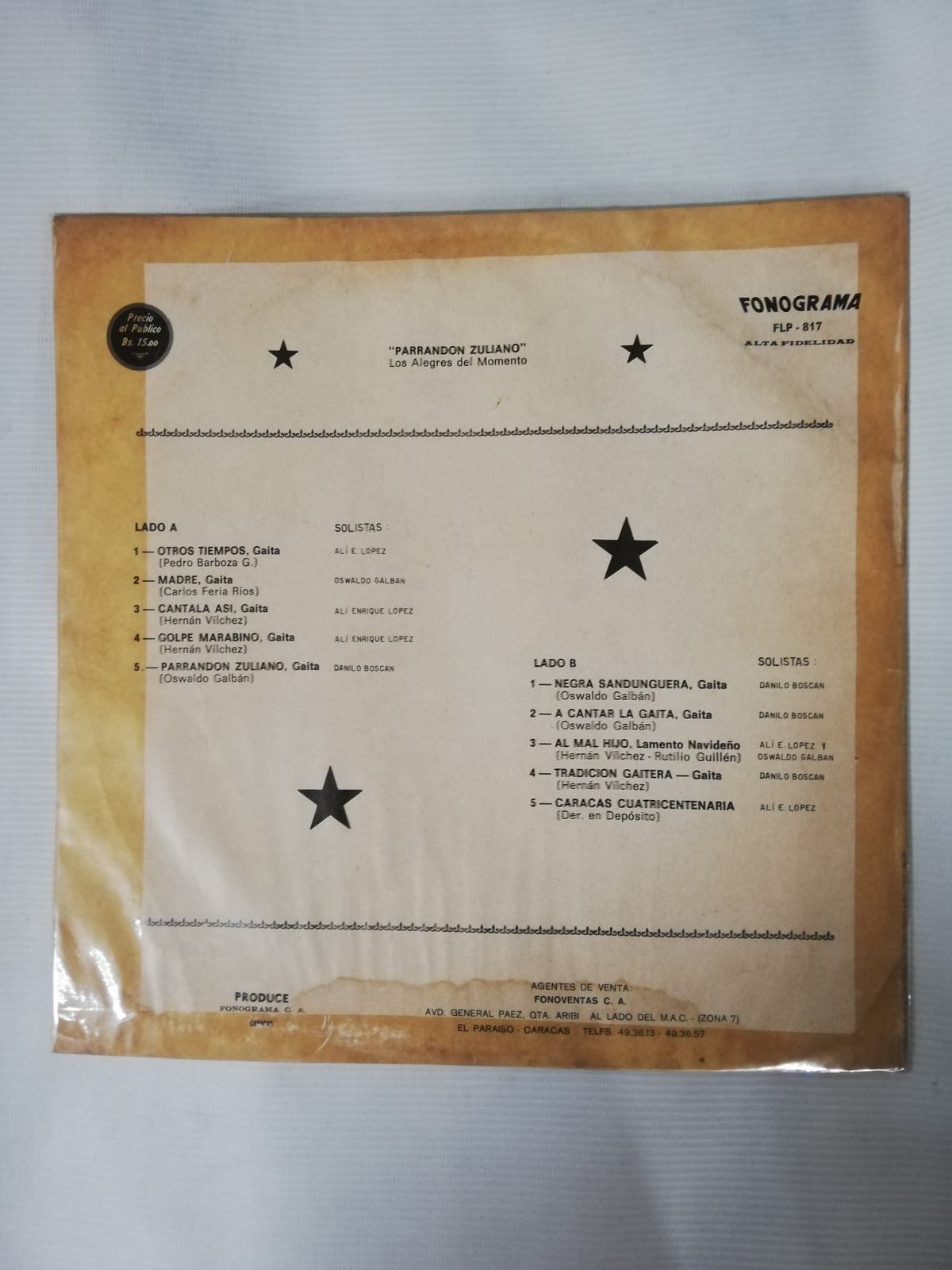 LP LOS ALEGRES DEL MOMENTO - PARRANDON ZULIANO