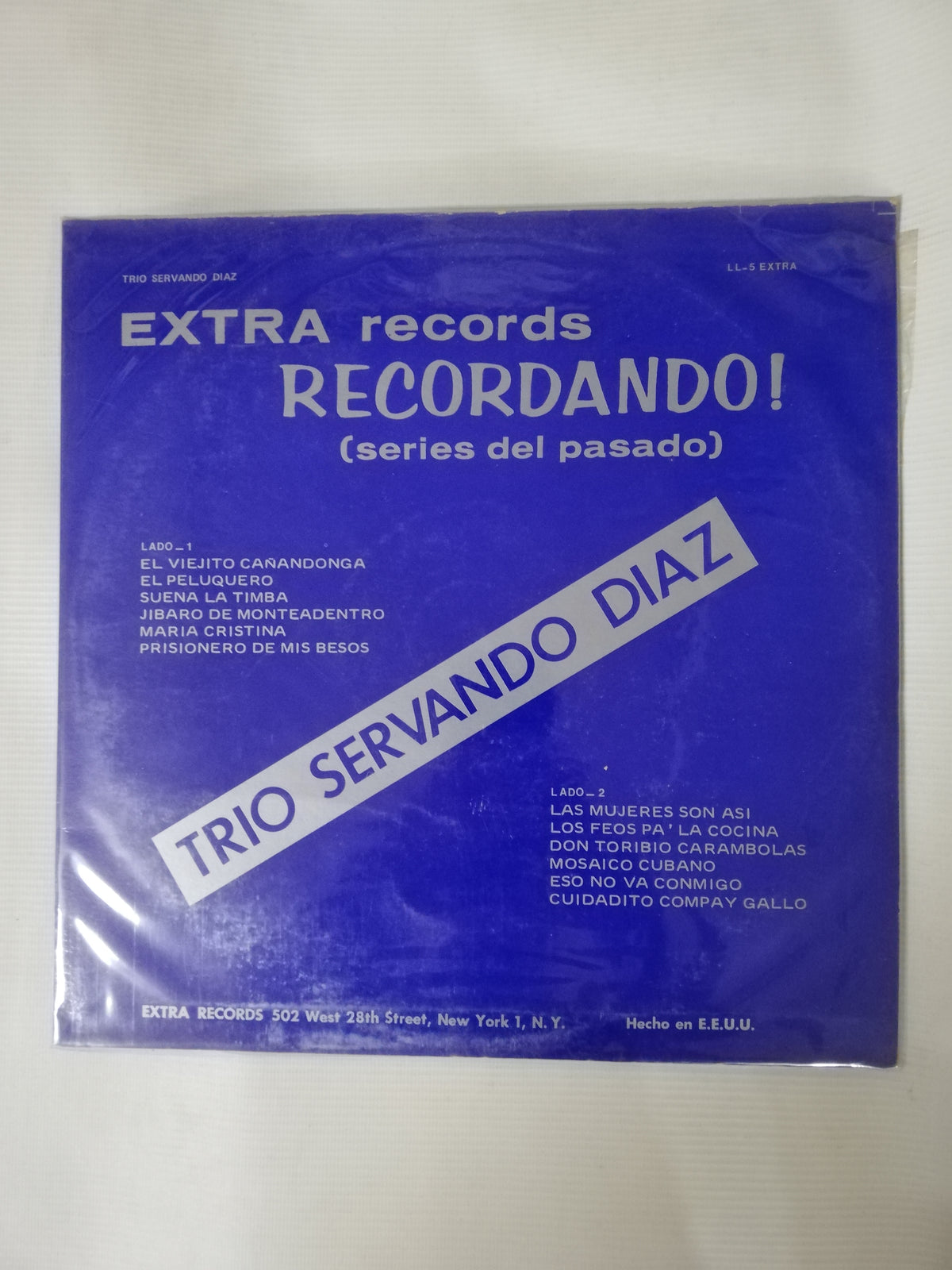 LP TRIO SERVANDO DIAZ - RECORDANDO!