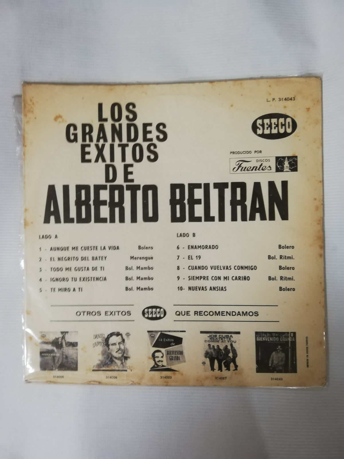 LP ALBERTO BELTRAN - LOS GRANDES EXITOS DE ALBERTO BELTRAN