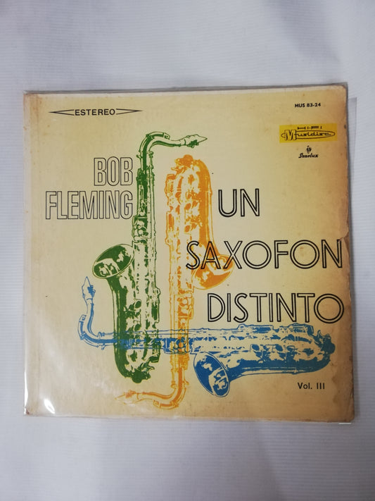 LP BOB FLEMING - UN SAXOFON DISTINTO VOL. III