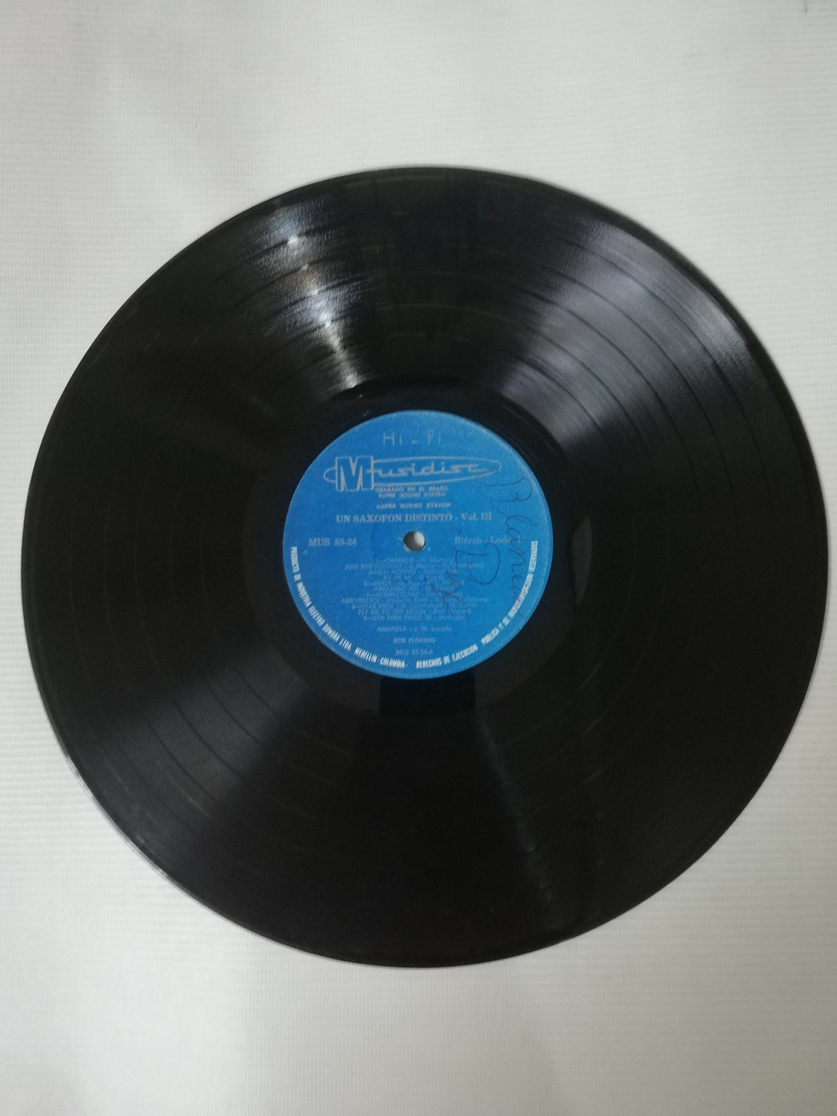 LP BOB FLEMING - UN SAXOFON DISTINTO VOL. III