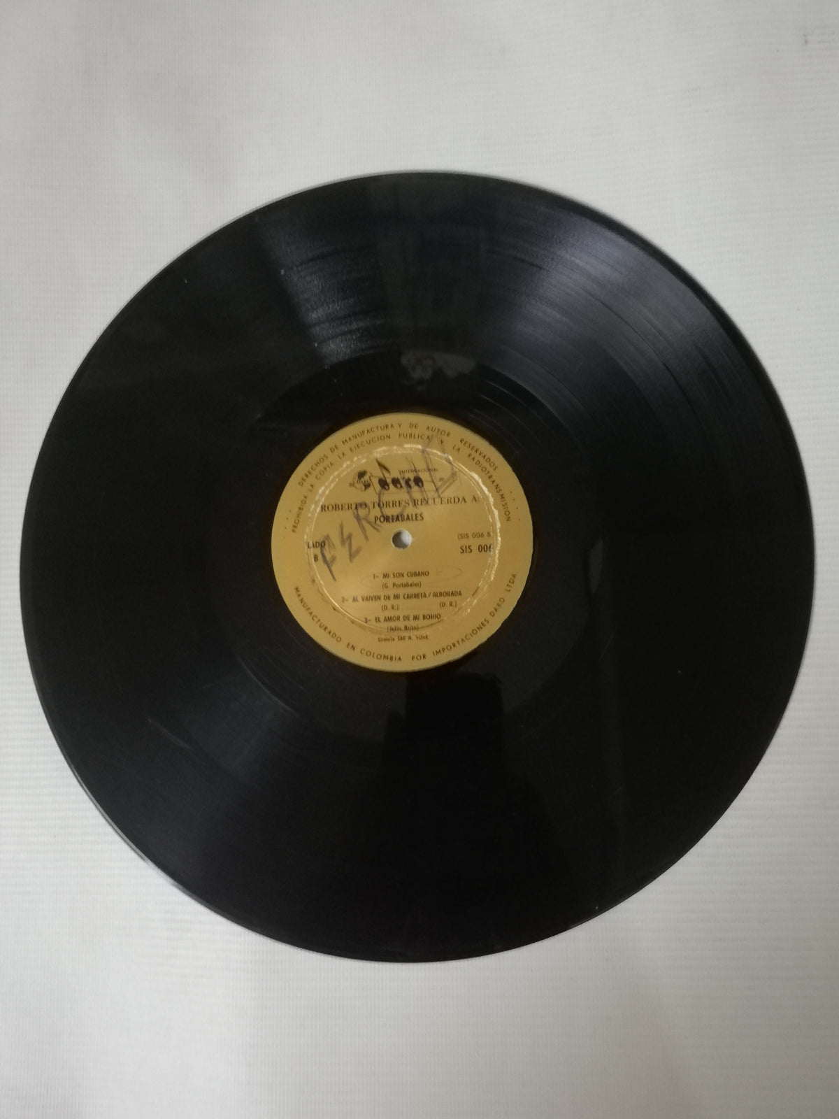 LP ROBERTO TORRES - ROBERTO TORRES RECUERDA A PORTABALES