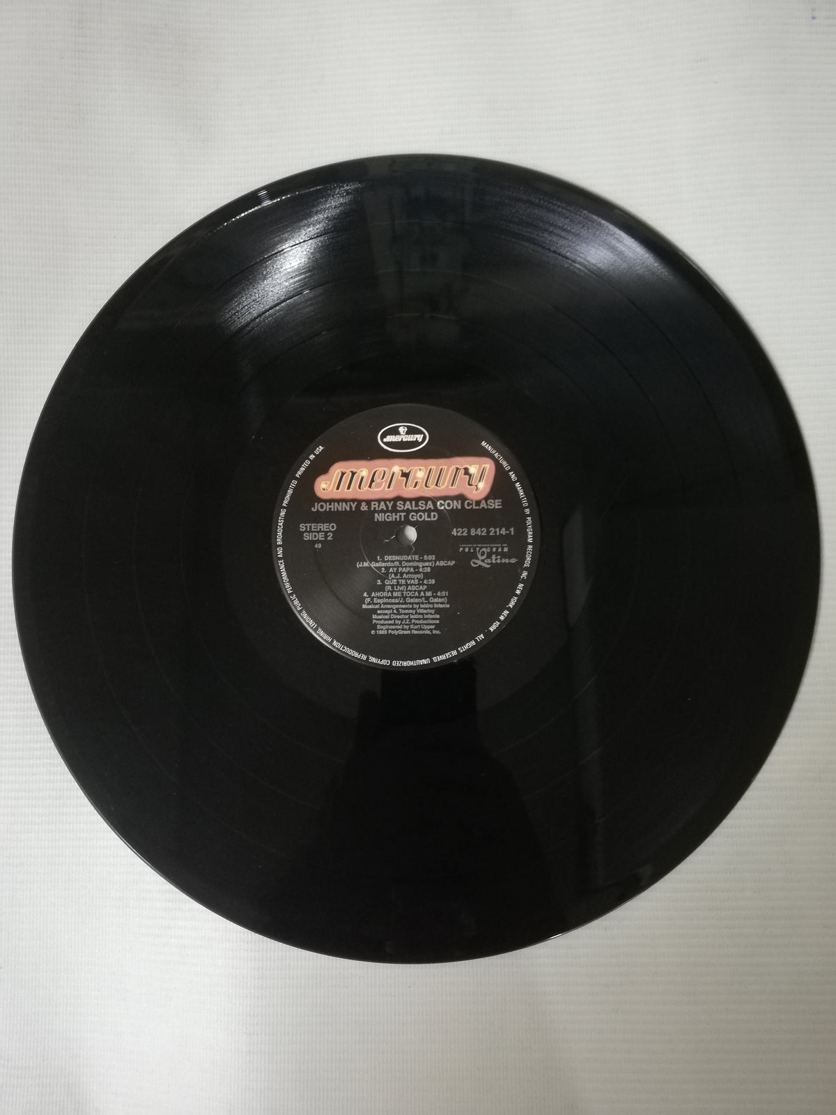 LP JOHNNY & RAY SALSA CON CLASE - NIGHT GOLD