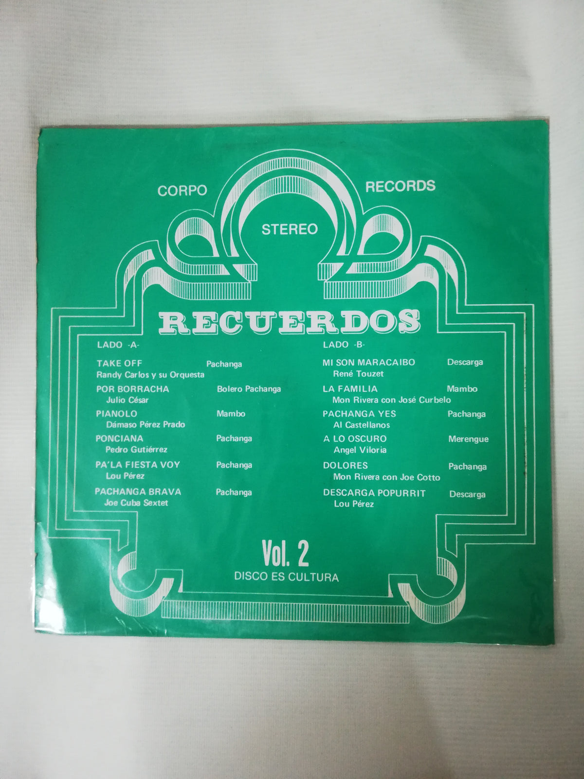 LP RECUERDOS PACHANGA - RECUERDOS PACHANGA VOL. 2