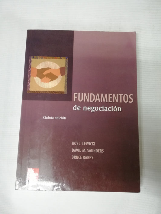 FUNDAMENTO DE NEGOCIACION - AUTORES VARIOS