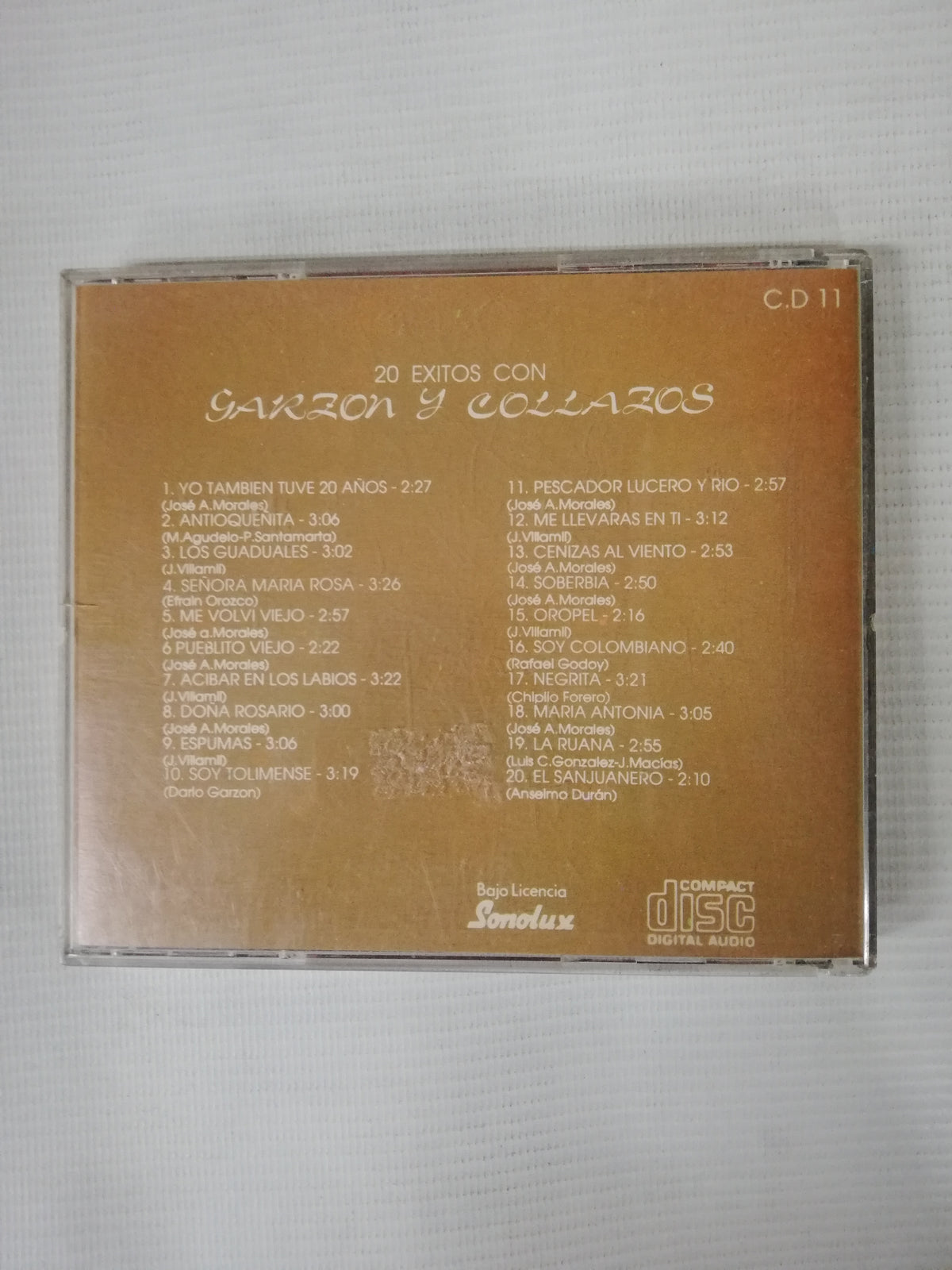 CD GARZÓN Y COLLAZOS - 20 EXITOS