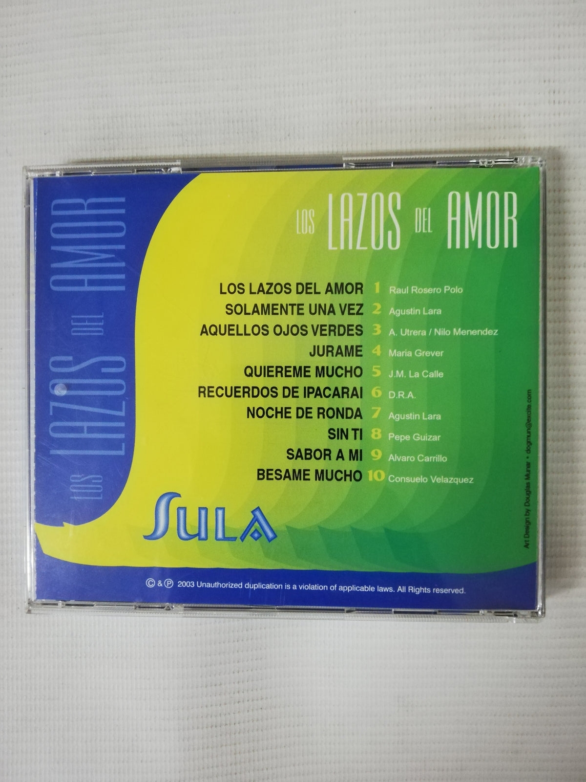 CD SULA - LOS LAZOS DEL AMOR