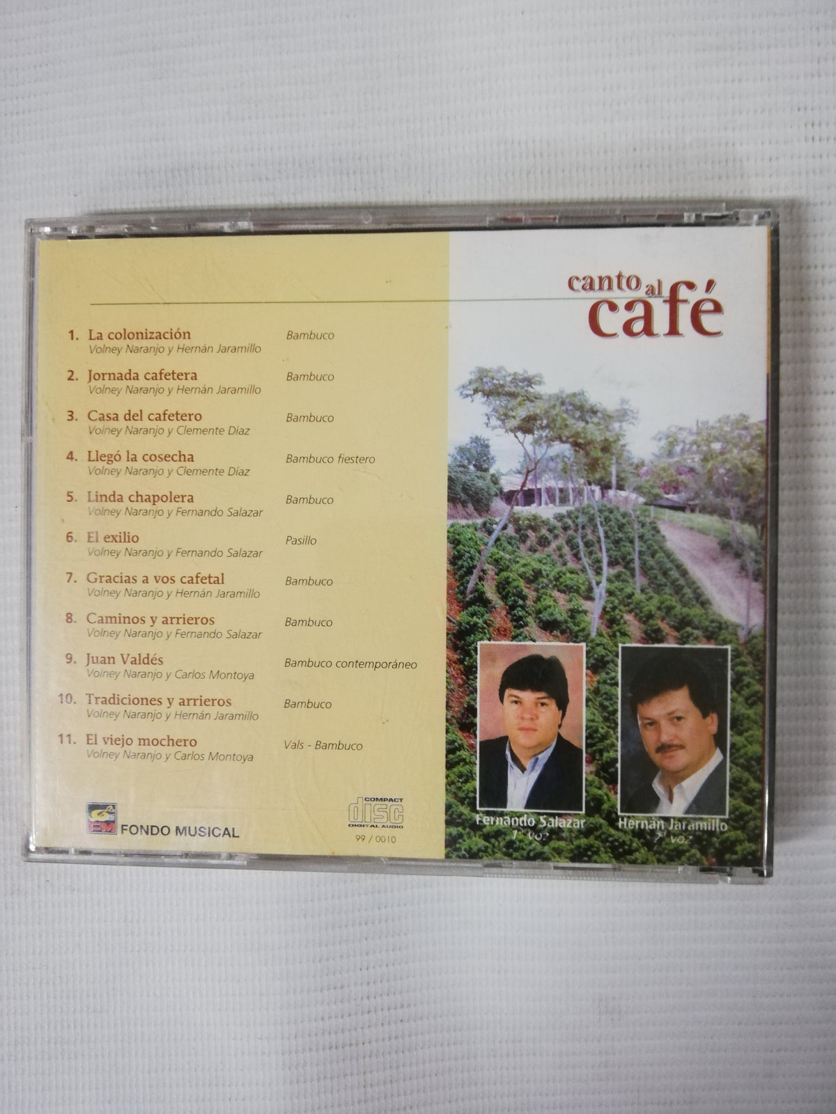 CD CANTO AL CAFÉ - VARIOS INTÉRPRETES