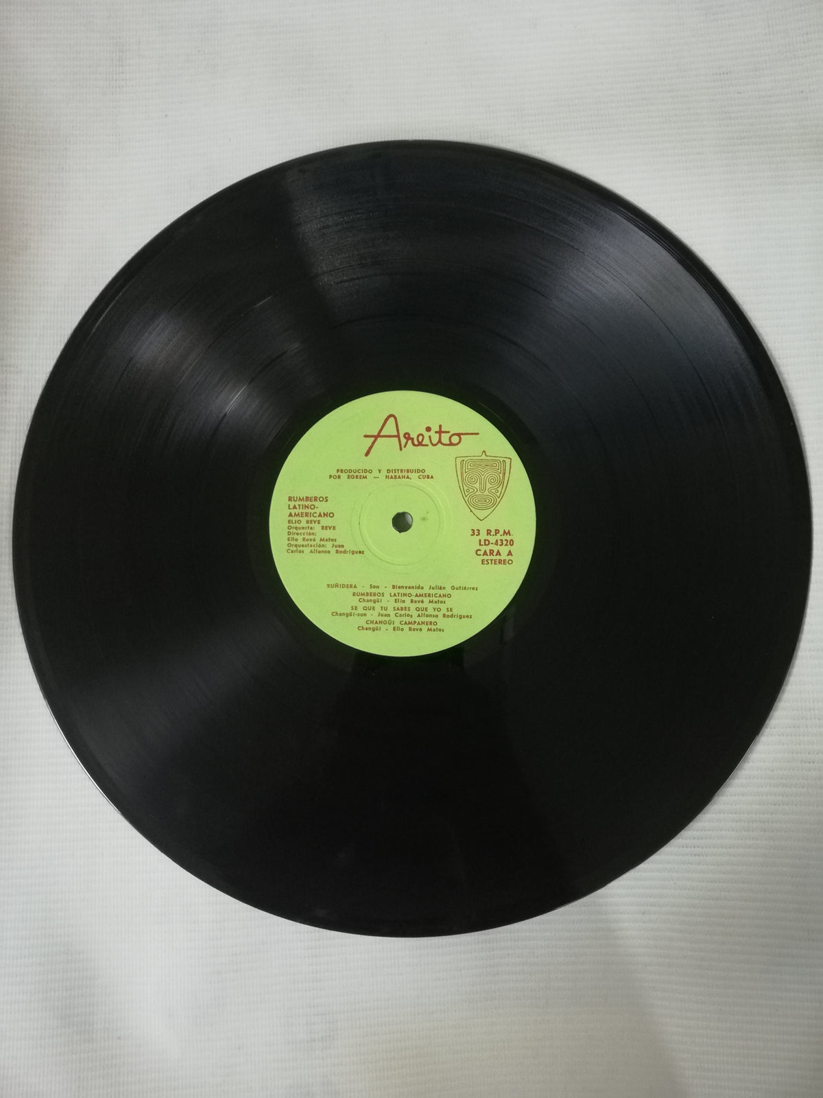 LP ELIO REVE - RUMBEROS LATINO AMERICANO