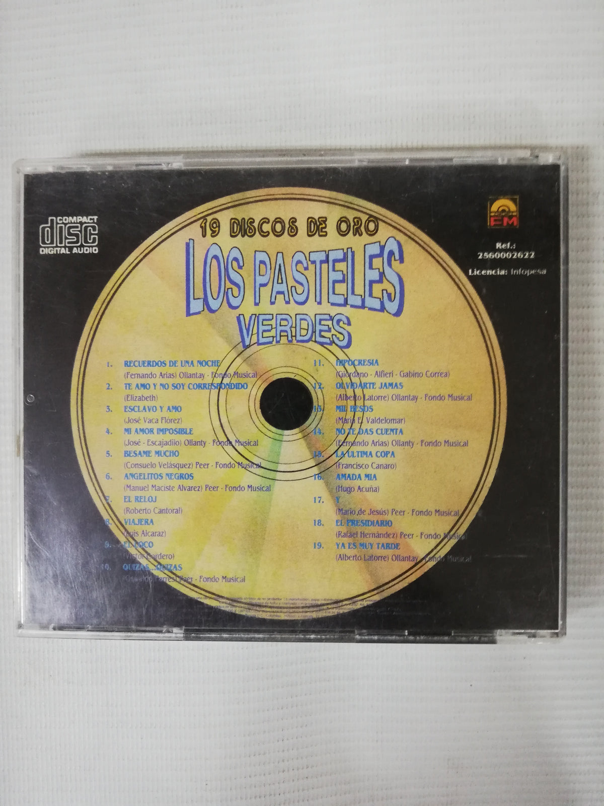 CD LOS PASTELES VERDES - 19 DISCOS DE ORO